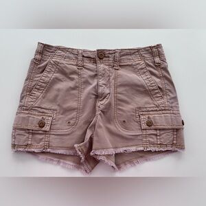 American Eagle Outfitters Women’s Tan 90’s Boyfriend Cargo Shorts